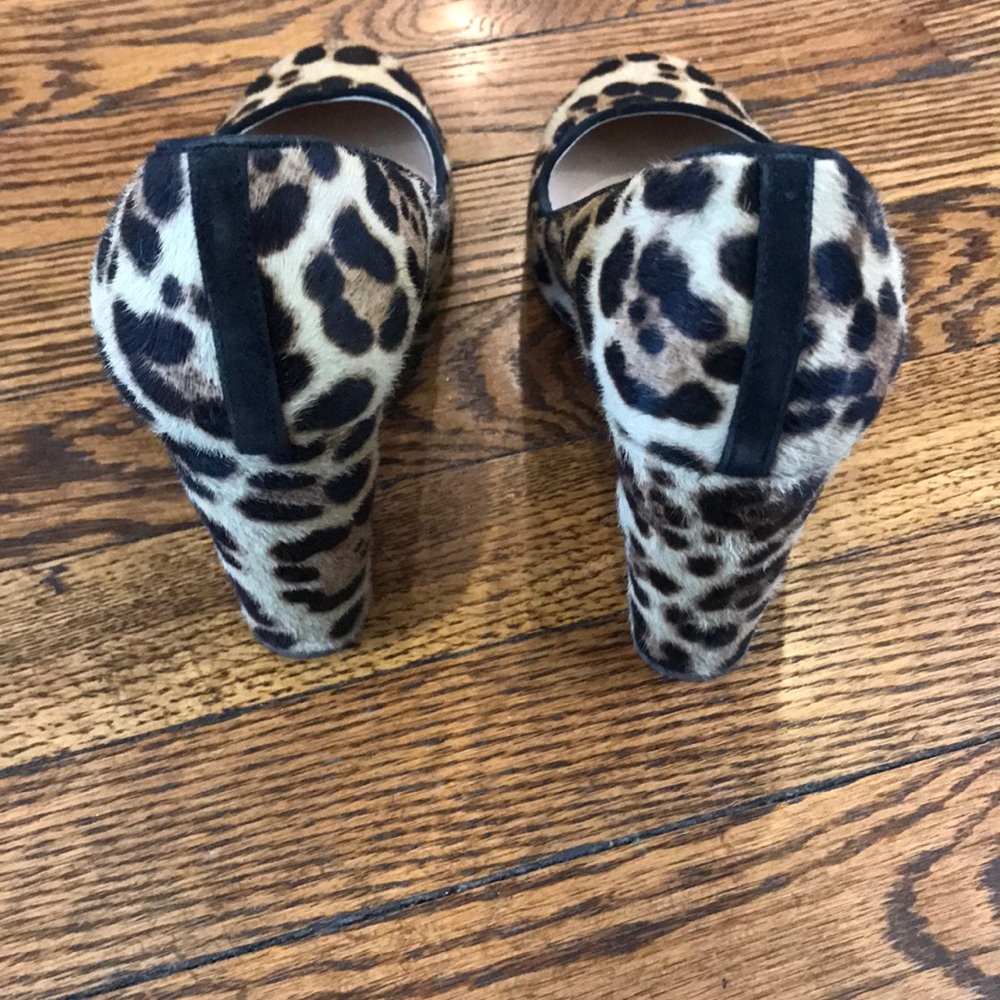 J.Crew Collection Leopard Block Heels - Picture 3 of 5